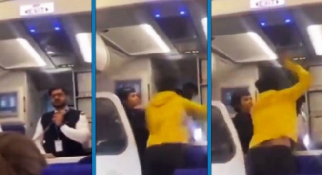 13 saatlik gecikmeye sinirlenen yolcu pilota saldırdı