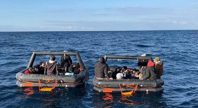 155 kaçak göçmen ve 3 organizatör şüphelisi yakalandı