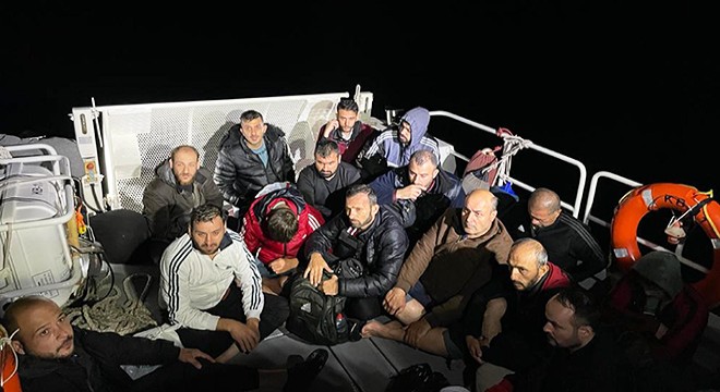 16 kaçak göçmen yakalandı, 1 organizatör şüphelisi tutuklandı