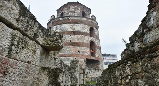 1900 yıllık Makedon Kulesi nde restorasyon başladı