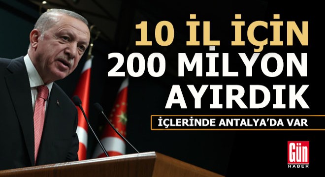 200 milyonluk destekten Antalya da yararlanacak
