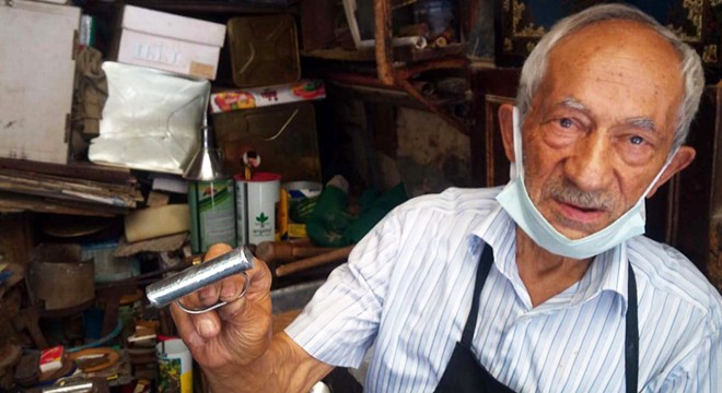 65 yıllık teneke ustasının hayatı belgesel oluyor