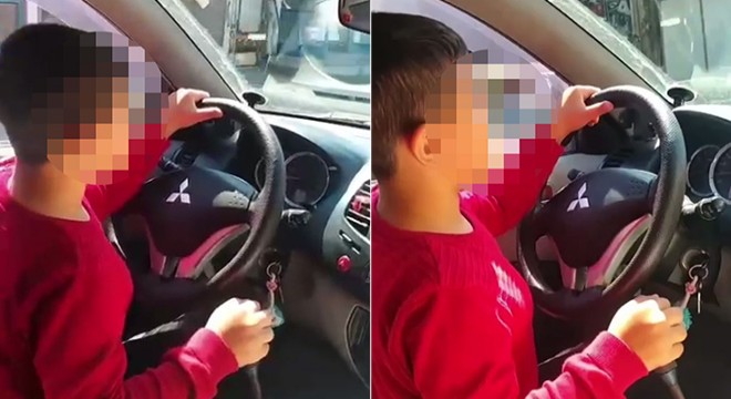 7 yaşındaki oğluna otomobil kullandıran babaya ceza