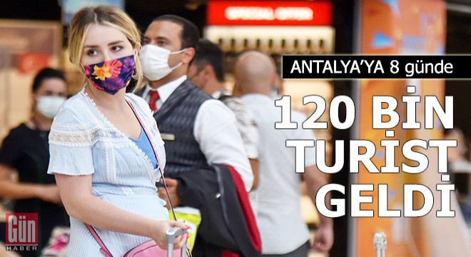 8 günde 120 bin Rus turistin geldiği Antalya, Akdeniz de ilk sırada
