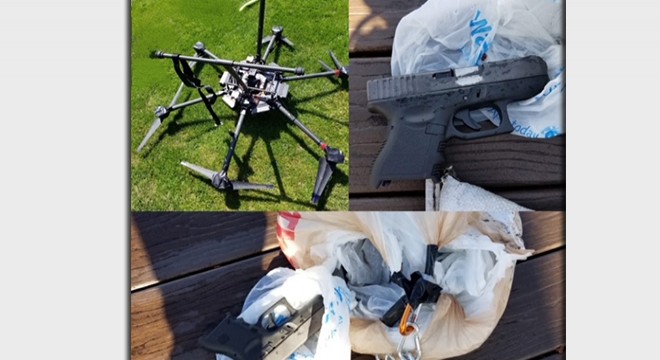 Yasadışı silah taşımak için dronelar kullanılıyor