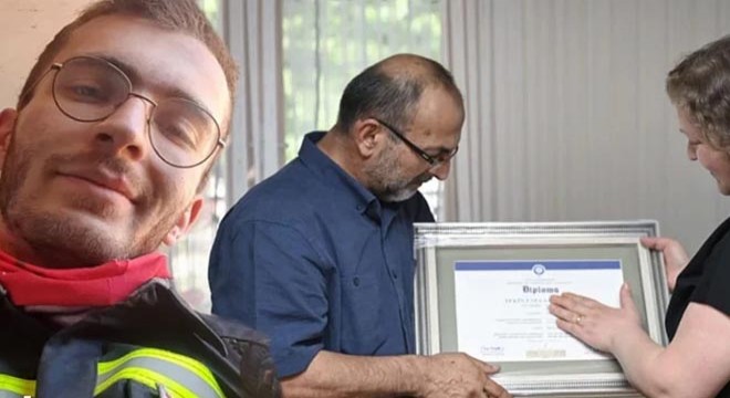 Acı diploma: Yangında şehit oldu, ailesine verildi