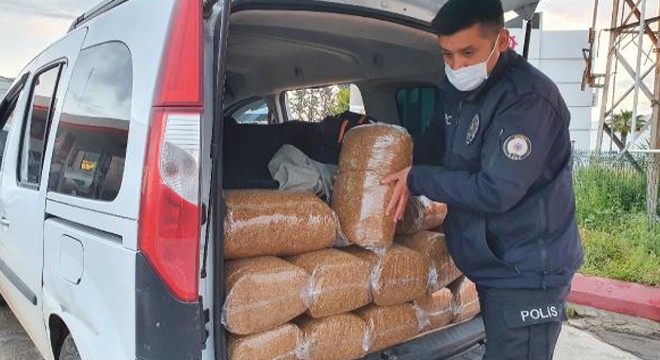 Adana da 500 kilo kaçak tütün ele geçirildi