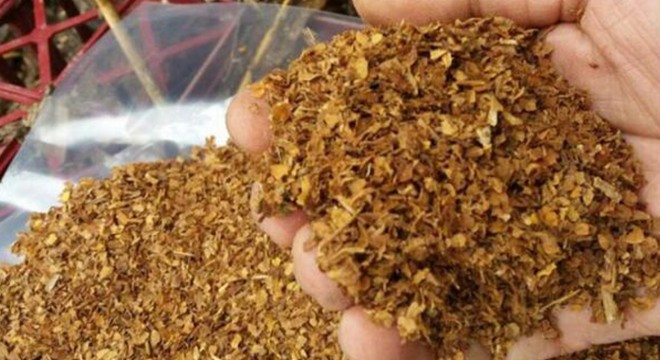 Afyonkarahisar da kaçak tütün baskını
