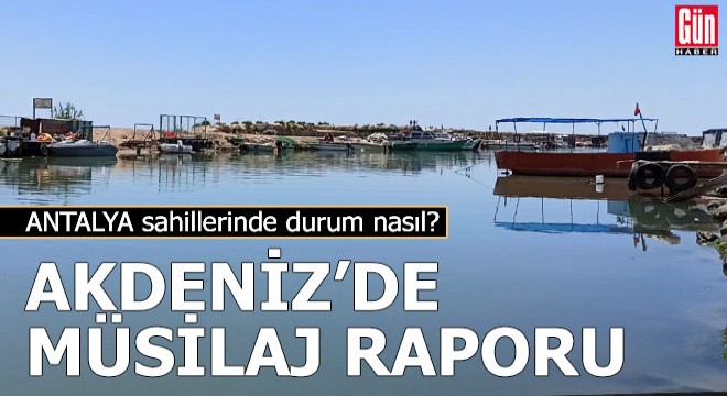 Akdeniz de müsilaj raporu: Antalya sahillerinde durum nasıl?