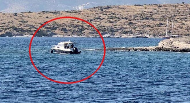 Akvaryum Koyu nda kayalıklara oturan teknedeki 7 kişi kurtarıldı