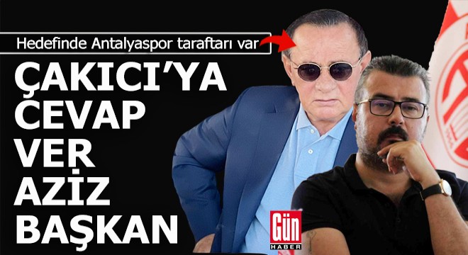 Alaattin Çakıcı Antalyaspor tribünlerini suçladı