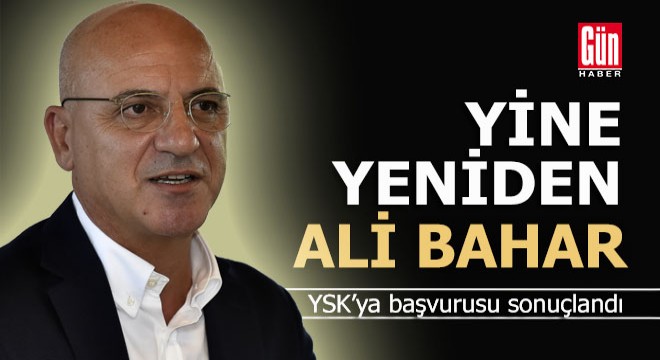 Ali Bahar yine yeniden başkan