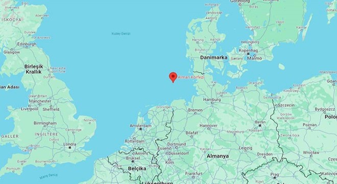 Alman Körfezi’nde 2 kargo gemisi çarpıştı