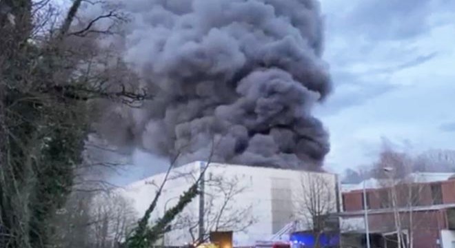 Almanya’da Türk şirkete ait dev fabrikada yangın