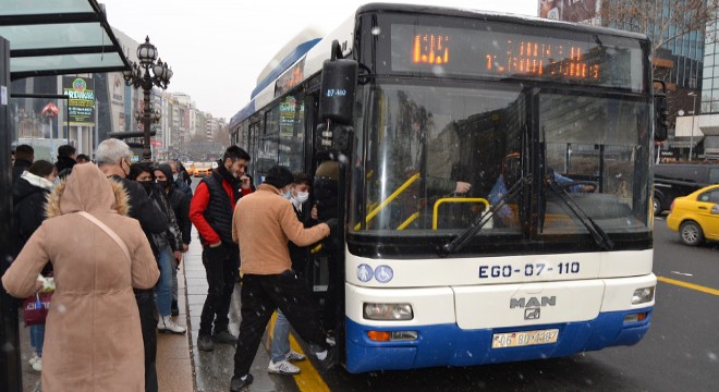 Ankara da özel halk otobüsü esnafı kontak kapattı