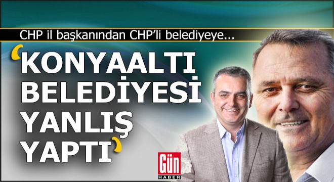 Antalya CHP de  Ruhsat  gerginliği