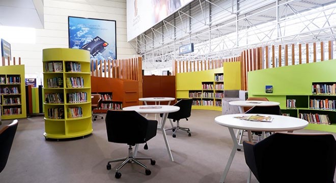 Antalya Havalimanı Kütüphanesi, misafirlerini bekliyor