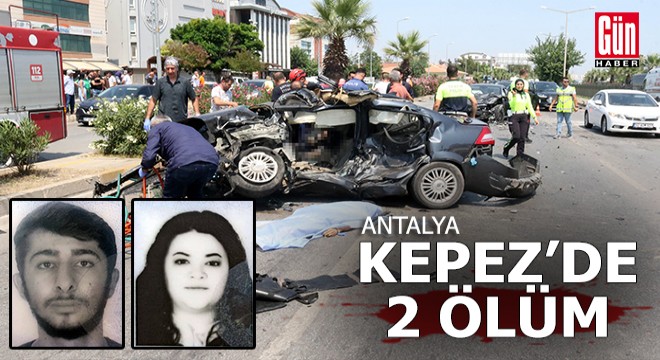 Antalya Kepez de kaza: 2 ölü, 3 yaralı
