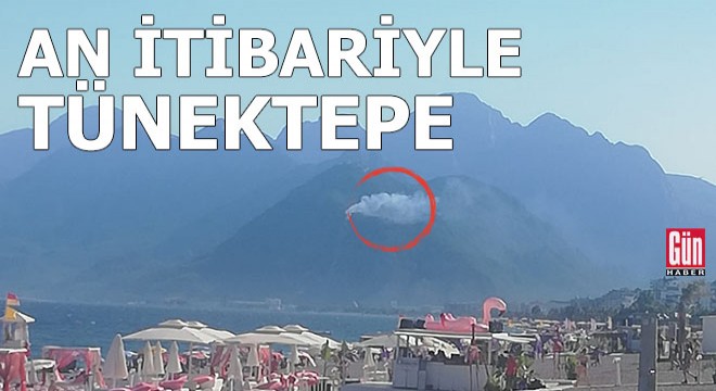 Antalya Tünektepe'de yangın!