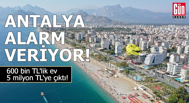 Antalya alarm veriyor!