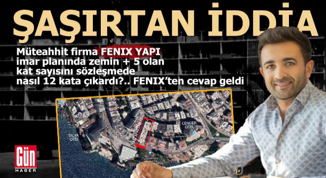 Antalya da Fenix Yapı dan şaşırtan iddia ile ilgili cevap geldi