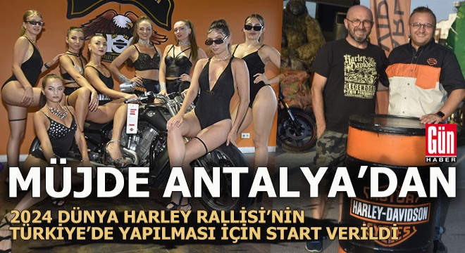 Antalya da Harley Davidson dan  Yaza Merhaba 
