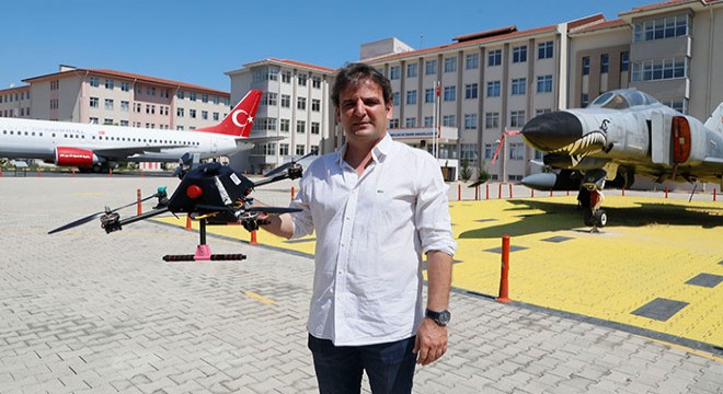 Antalya da  Saka  dron, yabancı cisimleri tespit ediyor