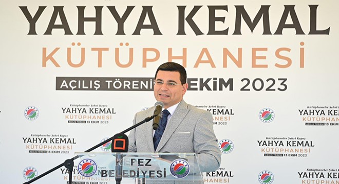 Antalya da Yahya Kemal Kütüphanesi törenle açıldı