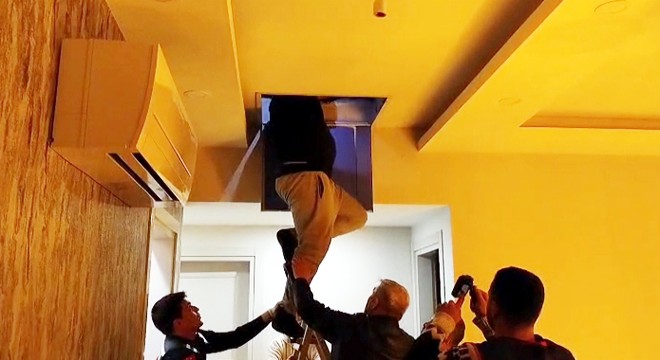 Antalya'da aranan hükümlü tavan arasında yakalandı
