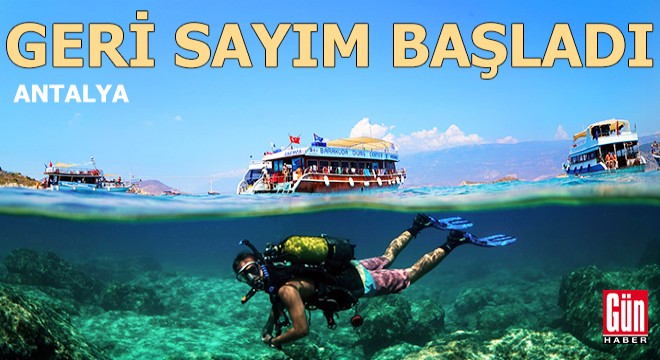 Antalya da dalış turizmi için geri sayım başladı