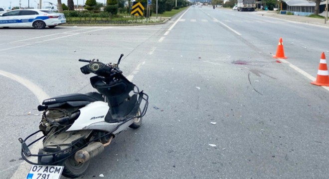 Antalya da kamyonla çarpışan motosiklette Didem öldü