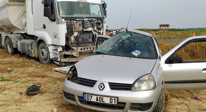 Antalya da kaza: 2 yaralı