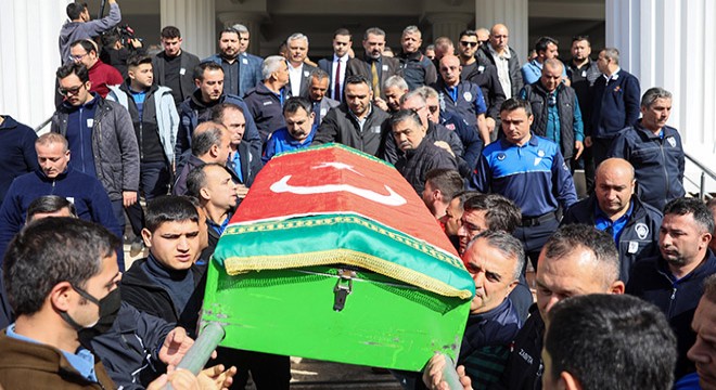 Antalya da meslektaşı tarafından öldürülen zabıta için tören