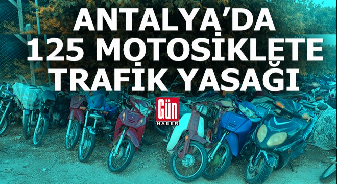 Antalya da motosiklet denetimi