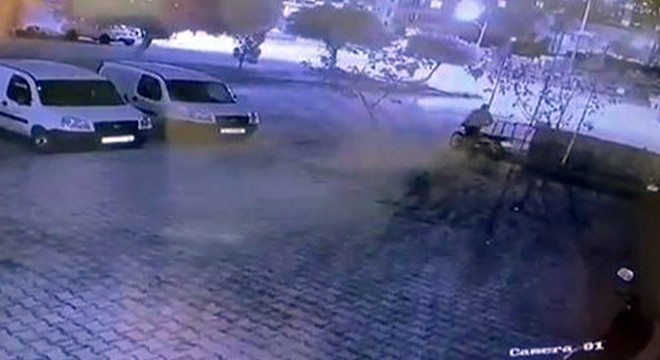 Antalya da motosiklet hırsızlığı kamerada