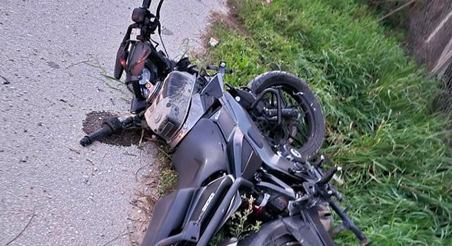 Antalya da motosikletin sürücüsü hayatını kaybetti