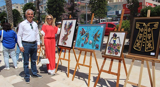 Antalya da resim ve el işi ürünleri sergisi