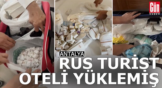 Antalya'da tatilci Rus ailenin bavullarından çıkanlar şaşırttı