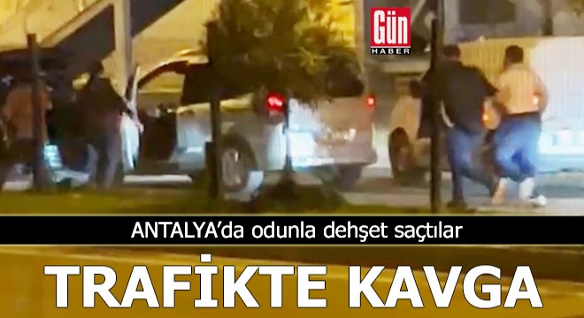 Antalya da trafikte dehşet saçtılar