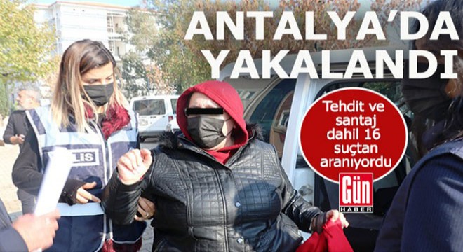 Antalya’da yakalanan şantaj şüphelisi adliyede