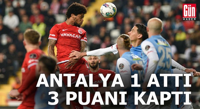 Antalyaspor - Gaziantep FK: 1-0