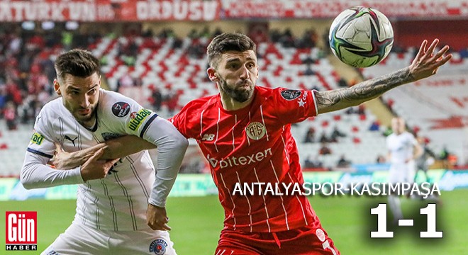 Antalyaspor - Kasımpaşa: 1-1