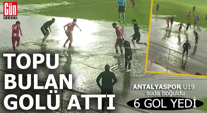 Antalyaspor U19 takımı kendi sahasında boğuldu; 6 gol yedi