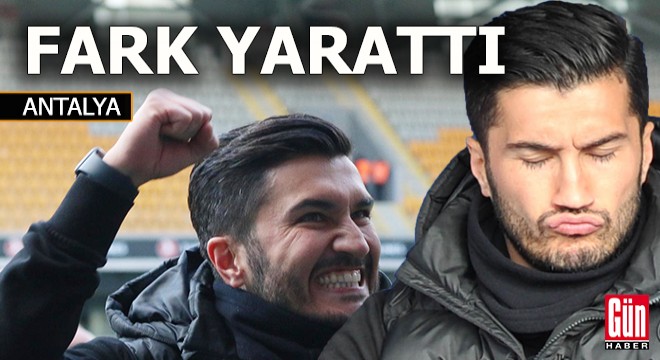 Antalyaspor da Nuri Şahin farkı