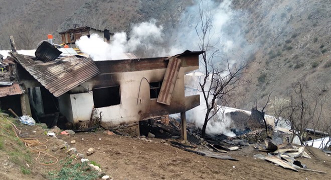 Artvin’de 12 ev yandı