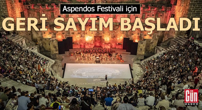 Aspendos Festivali için geri sayım başladı