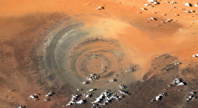 Astronot Pesquet, uzaydan Sahra Çölü’nün fotoğrafını paylaştı
