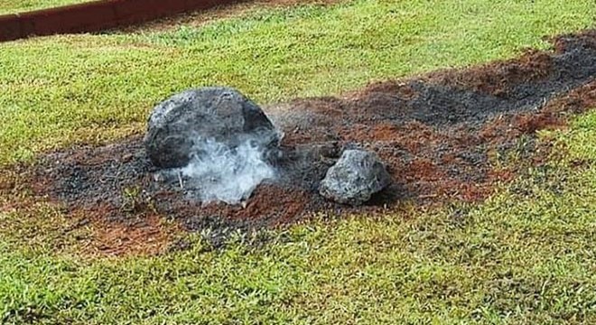 Avustralya’da meteor sanılan  kaya parçası  panik yarattı