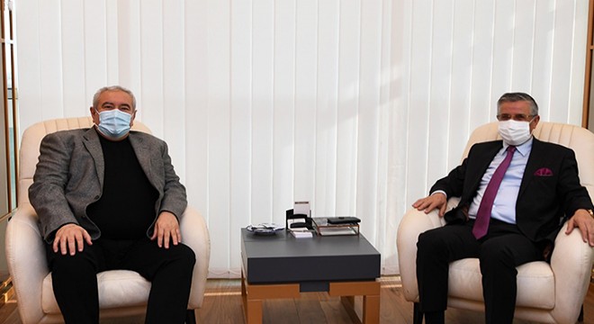 Başkan Topaloğlu dan, ATSO Başkanı Çetin e ziyaret