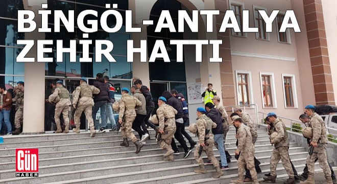 Bingöl-Antalya  Kökünü Kurutma Operasyonu nda 8 tutuklama